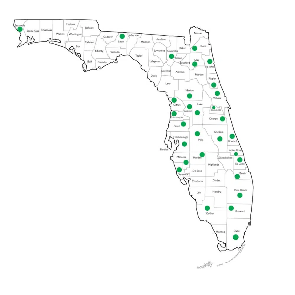 Counties We Work In